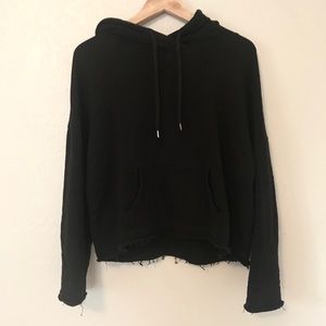 Betsy Johnson black sweatshirt with flower